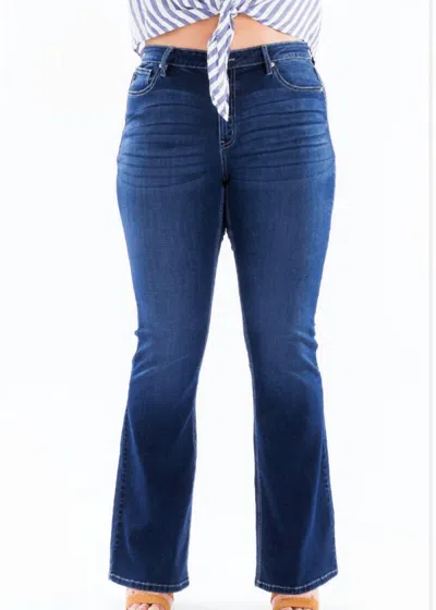 Kancan Betty Jeans In Dark Blue