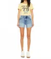 Kancan Blue Ember Cutoffs Jean Shorts In Blue
