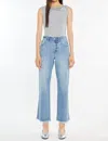 Kancan Bri High Rise Slim Wide Leg Jean In Blue