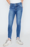 Kancan Bunnie High Rise Ankle Skinny Jeans In Blue