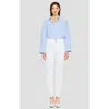 Kancan Cadence Ultra High Rise Slim Straight Leg Jeans In White