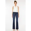 Kancan Celestine Mid Rise Flare Jeans In Blue