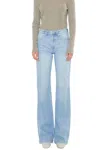Kancan Courtni Light Denim Bootcut Jeans In Light Stone Wash In Blue
