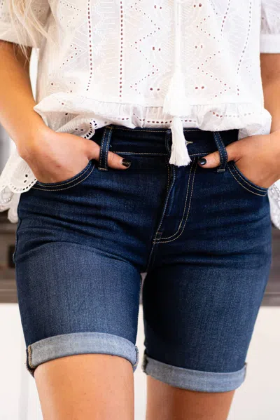 Kancan Daly Bermuda Shorts In Dark Blue