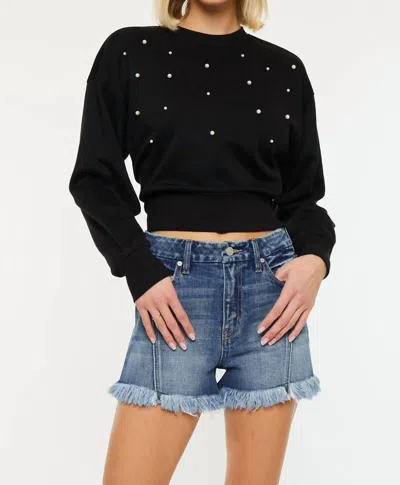 Kancan Drift Away Denim Short In Blue