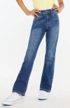 Kancan Elaine High Rise Bootcut Jeans In Blue