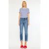 Kancan Erin High Rise Slim Straight Leg Jeans In Blue