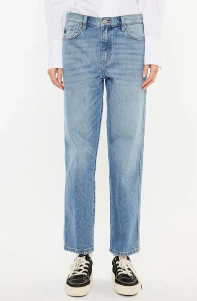 Kancan Gabby High Rise Slouch Fit Jeans In Medium Wash