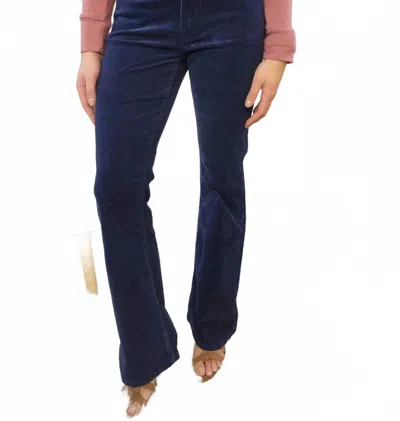 Kancan Genesis Corduroy Flares Jeans In Navy Blue