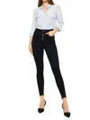 Kancan Greyson High Rise Super Skinny Jean In Black In Black