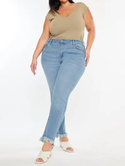 Kancan High Rise Cigarette Fit Jeans - Plus Size In Blue
