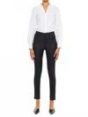 Kancan High Rise Faux Leather Jeans In Black In Black