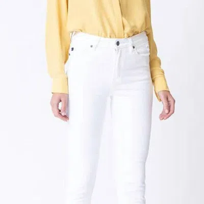 Kancan High Rise Jeans In White