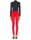 Kancan Gia High Rise Super Skinny Jeans In Red