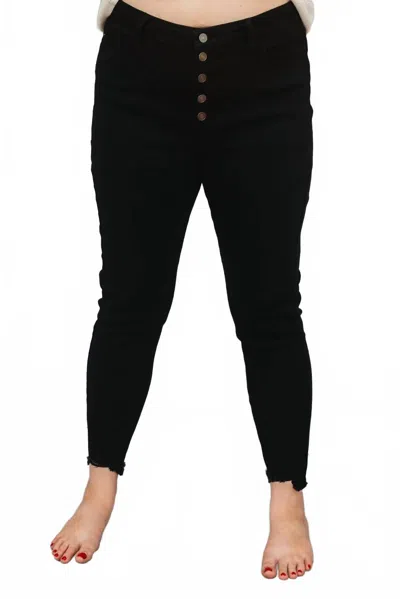 Kancan High Rise Skinny Jeans In Black