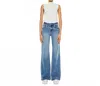 Kancan Celia High Rise Wide Flare Jeans In Medium Wash