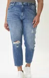 Kancan High Waist Jeans In Medium Wash
