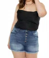 Kancan Indian Summer Shorts In Blue In Blue