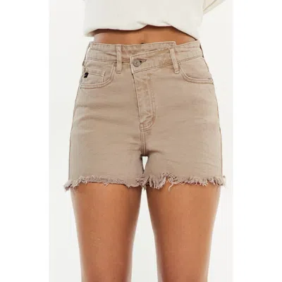 Kancan Irene 90's Crossover Shorts In Tan