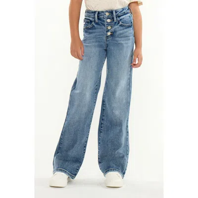 Kancan Kids'  Iris High Rise 90s Flare Jeans In Blue