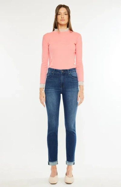 KANCAN KANCAN JANICE ESSENTIALS HIGH RISE CIGARETTE LEG JEANS