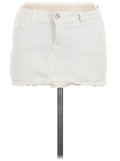 Pre-owned Kancan Jeans Casual Skirt In White