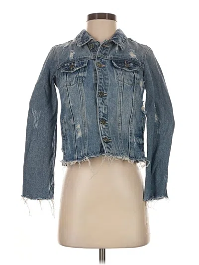 Pre-owned Kancan Jeans Denim Jacket In Blue
