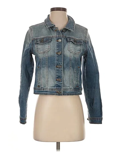Pre-owned Kancan Jeans Denim Jacket In Blue