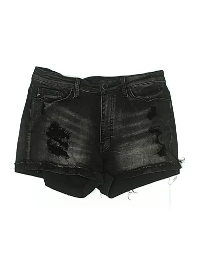 Pre-owned Kancan Jeans Denim Shorts In Black