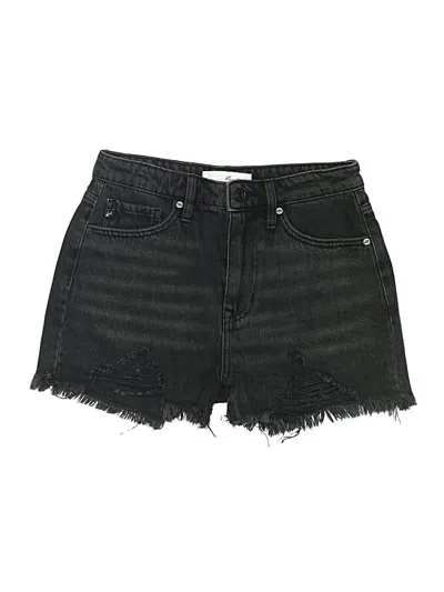 Pre-owned Kancan Jeans Denim Shorts In Black