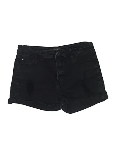 Pre-owned Kancan Jeans Denim Shorts In Black