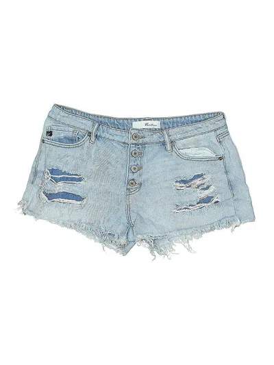 Pre-owned Kancan Jeans Denim Shorts In Blue
