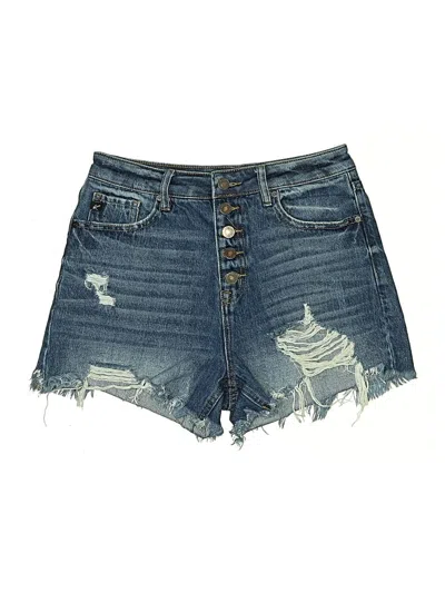 Pre-owned Kancan Jeans Denim Shorts In Blue