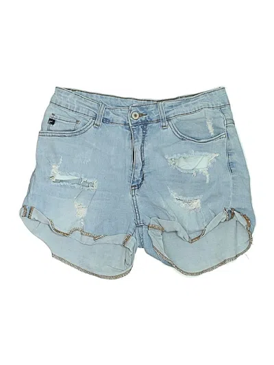 Pre-owned Kancan Jeans Denim Shorts In Blue