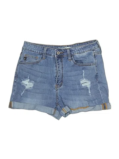 Pre-owned Kancan Jeans Denim Shorts In Blue