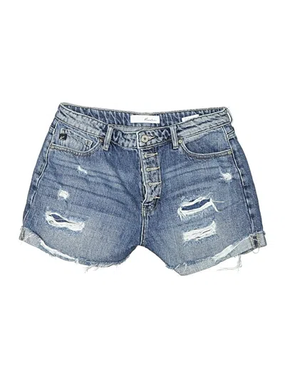 Pre-owned Kancan Jeans Denim Shorts In Blue