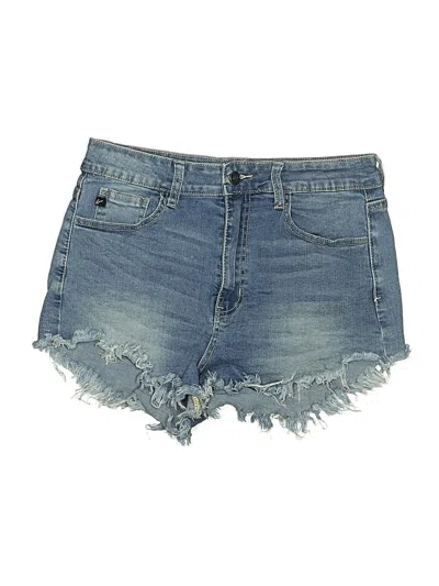 Pre-owned Kancan Jeans Denim Shorts In Blue
