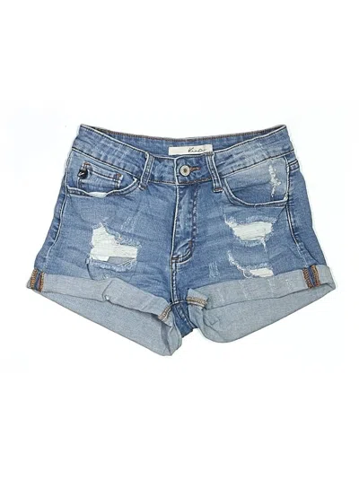 Pre-owned Kancan Jeans Denim Shorts In Blue