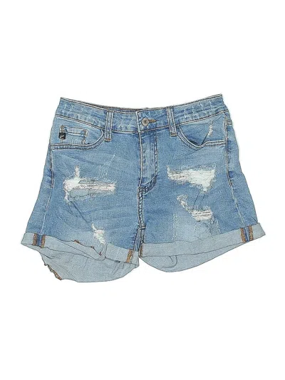 Pre-owned Kancan Jeans Denim Shorts In Blue