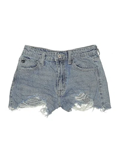Pre-owned Kancan Jeans Denim Shorts In Blue