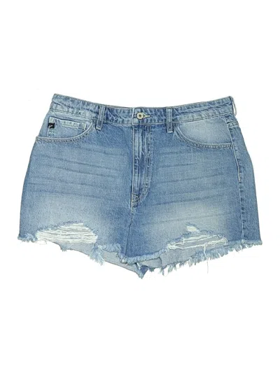 Pre-owned Kancan Jeans Denim Shorts In Blue