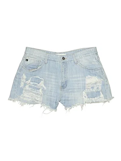 Pre-owned Kancan Jeans Denim Shorts In Blue