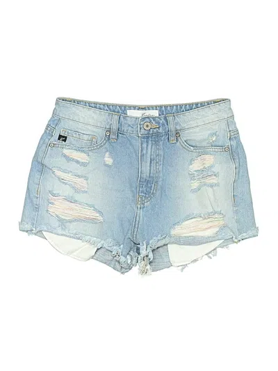 Pre-owned Kancan Jeans Denim Shorts In Blue
