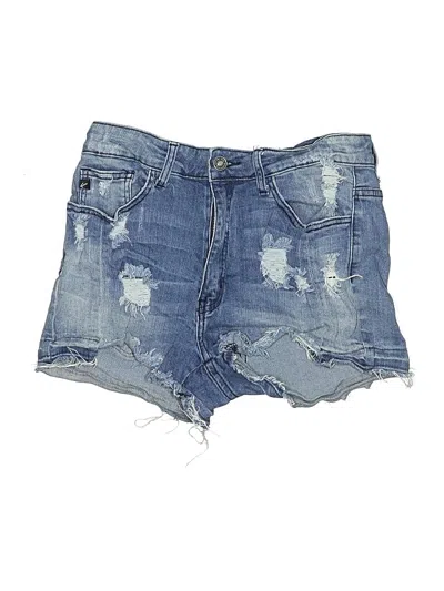 Pre-owned Kancan Jeans Denim Shorts In Blue