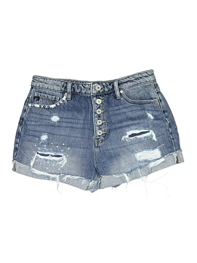 Pre-owned Kancan Jeans Denim Shorts In Blue