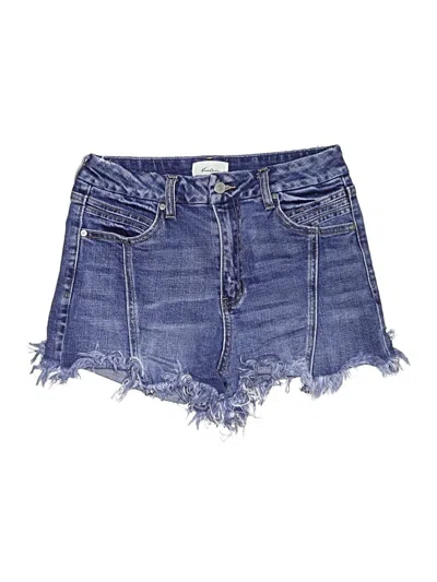 Pre-owned Kancan Jeans Denim Shorts In Blue