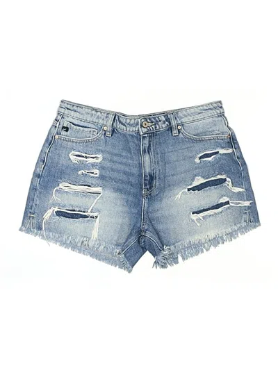 Pre-owned Kancan Jeans Denim Shorts In Blue