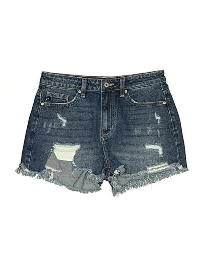 Pre-owned Kancan Jeans Denim Shorts In Blue