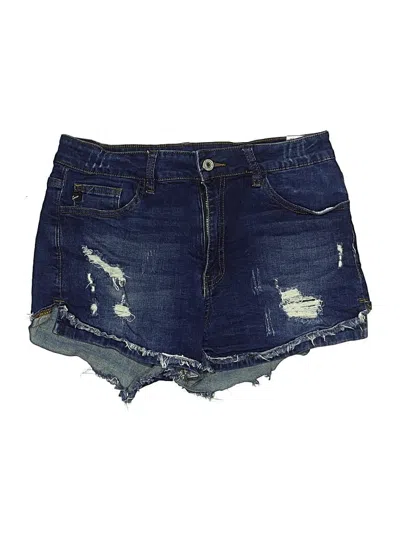 Pre-owned Kancan Jeans Denim Shorts In Blue