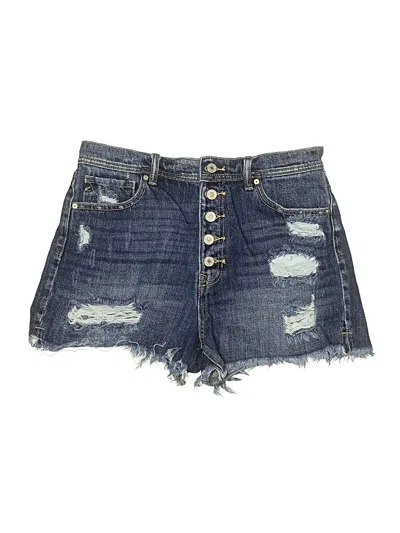 Pre-owned Kancan Jeans Denim Shorts In Blue
